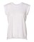 BELLA + CANVAS Women’s Flowy Rolled Cuffs Muscle Tee Sleeveless Top for Casual Wear